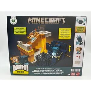 Minecraft Mini Mode Rise Of The Warden Playset Includes Steve & Warden Figures